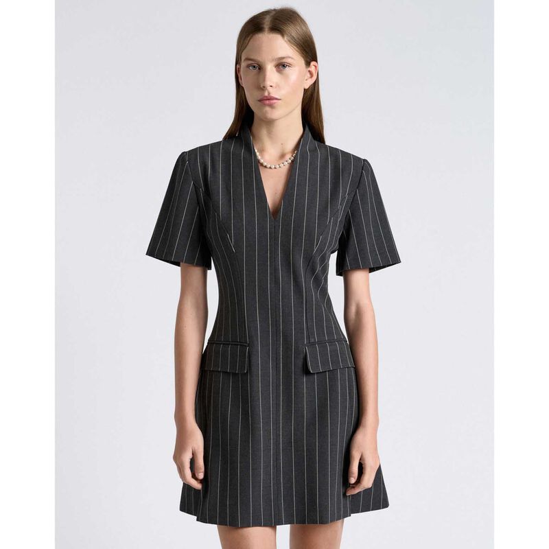 Cue Pinstripe Mini Dress image number 3